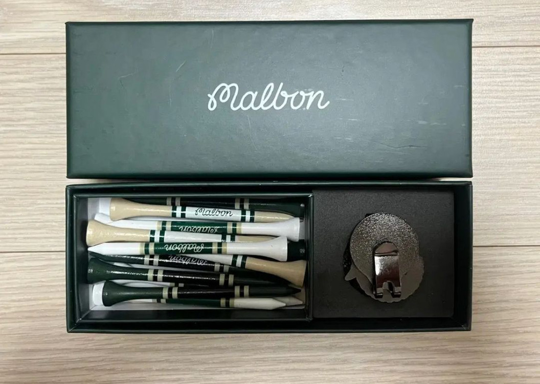 말본골프 볼마커&우드티 세트 이미지