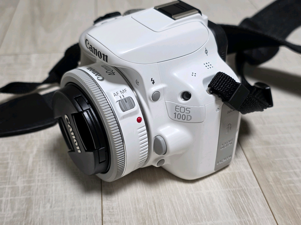 캐논 100d 카메라 40mm 2.8 stm 렌즈 dslr 충전기 세트--2