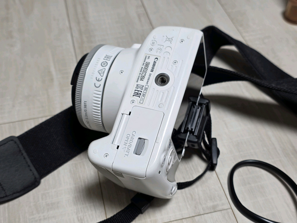 캐논 100d 카메라 40mm 2.8 stm 렌즈 dslr 충전기 세트--4