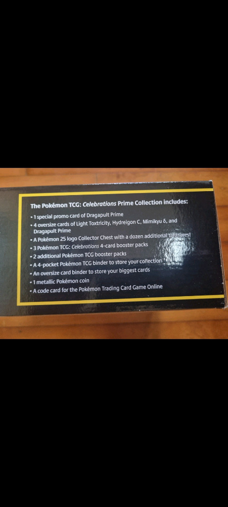 포켓몬카드 북미 영문판 25주년 기념 프라임 컬렉션 미개봉 1박스 이미지