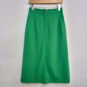 새제품) 잇미샤 23SS 그린 H라인 스커트 64-85