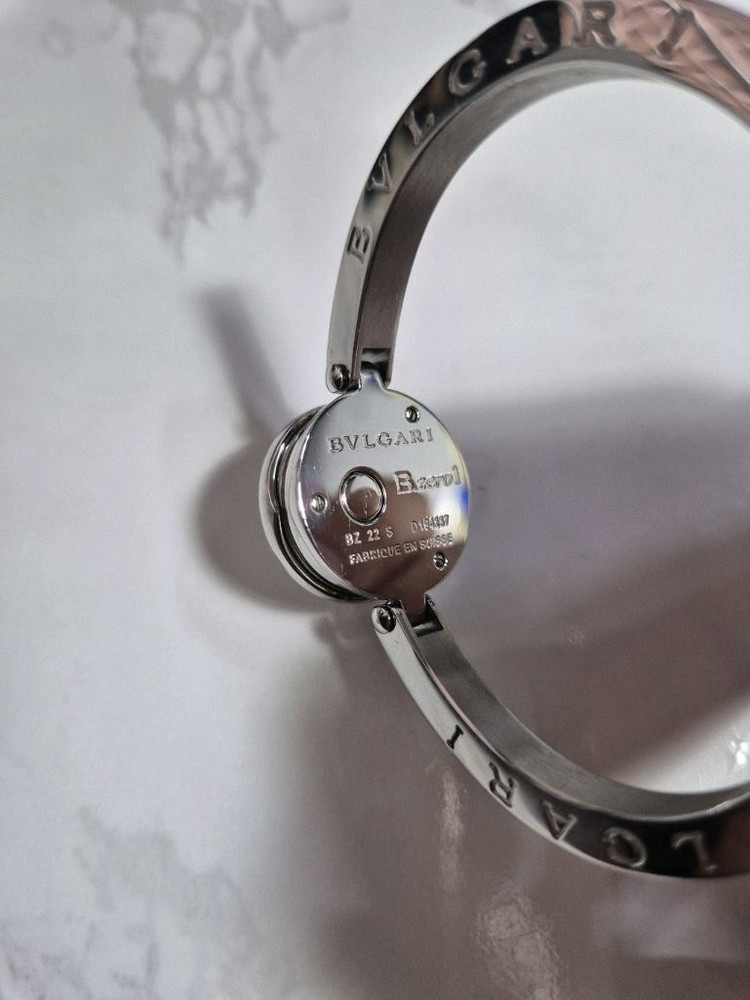 불가리 비제로원 12P 다이아 여성시계--5