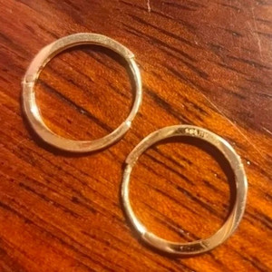 제이에스티나 14k 링 귀걸이