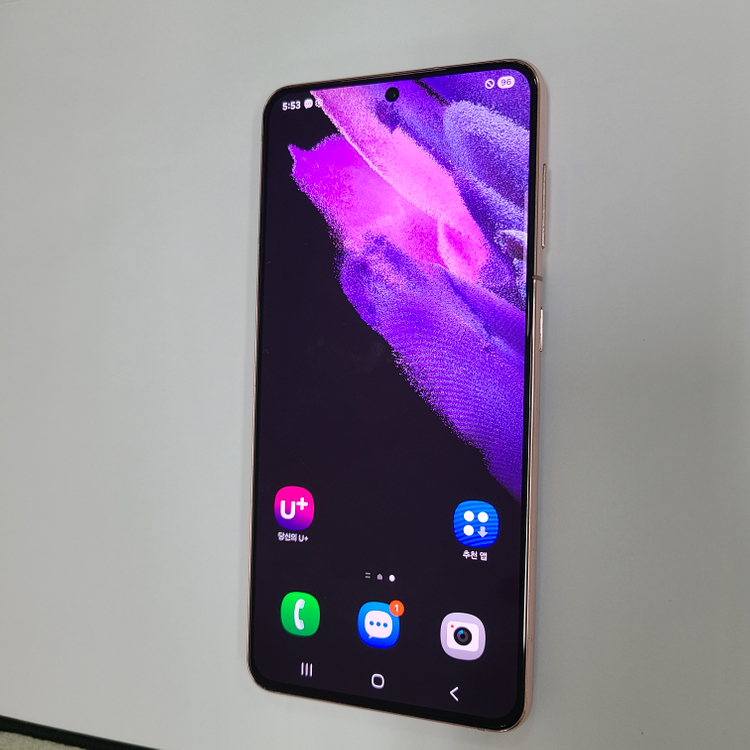 갤럭시 S21 퍼플 256G LGU+ 중고폰 210753--1