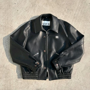 세터 테오 비건 레더 블루종 자켓 M