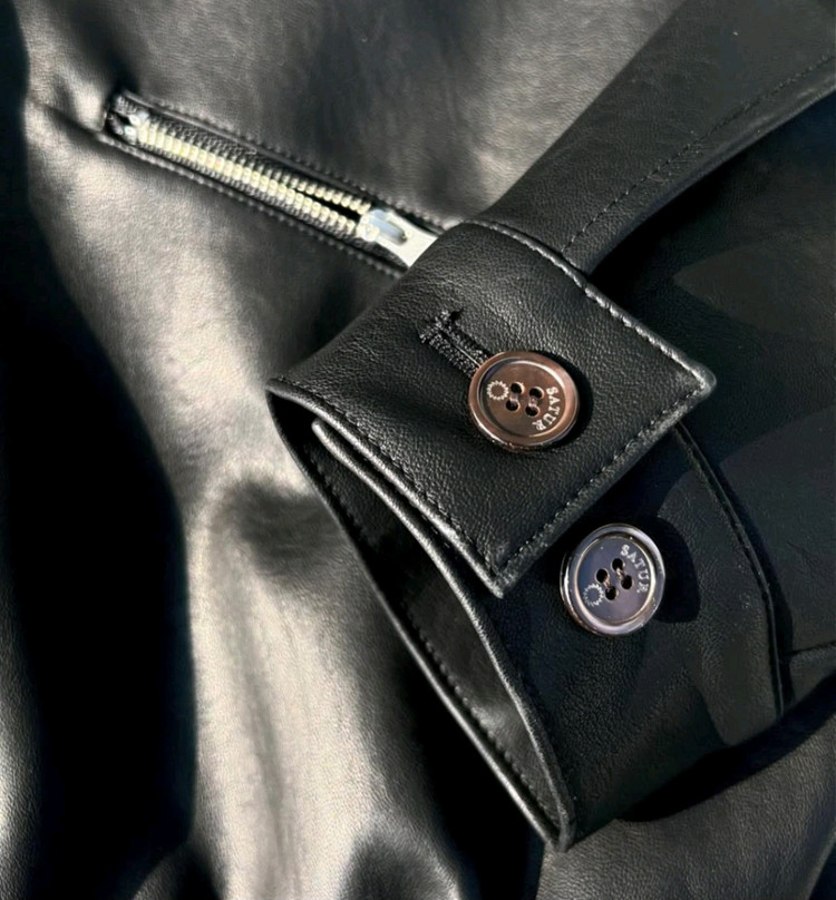 세터 테오 비건 레더 블루종 자켓 M--2