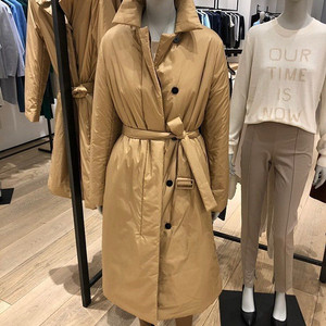 띠어리 푸퍼코트 베이지