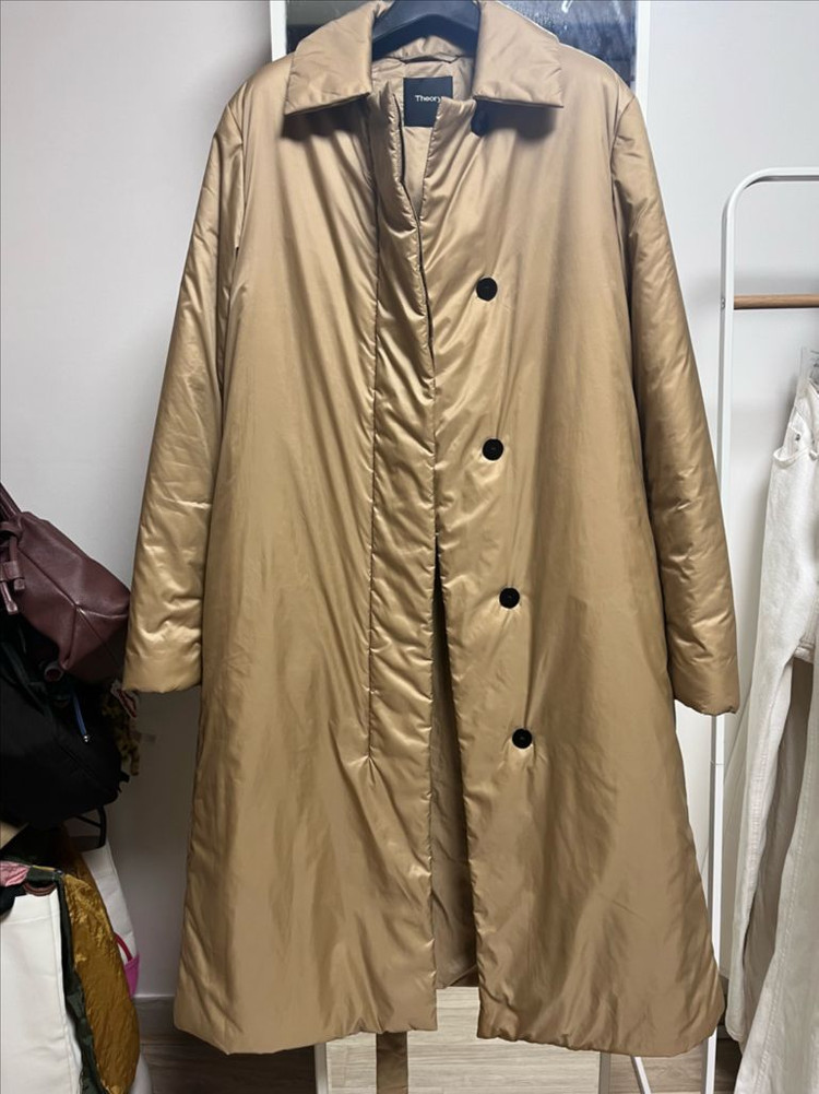 띠어리 푸퍼코트 베이지--3