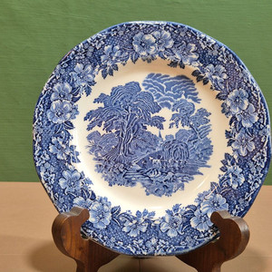 엔틱 영국 에녹 웨지우드 우드랜드 접시 이미지