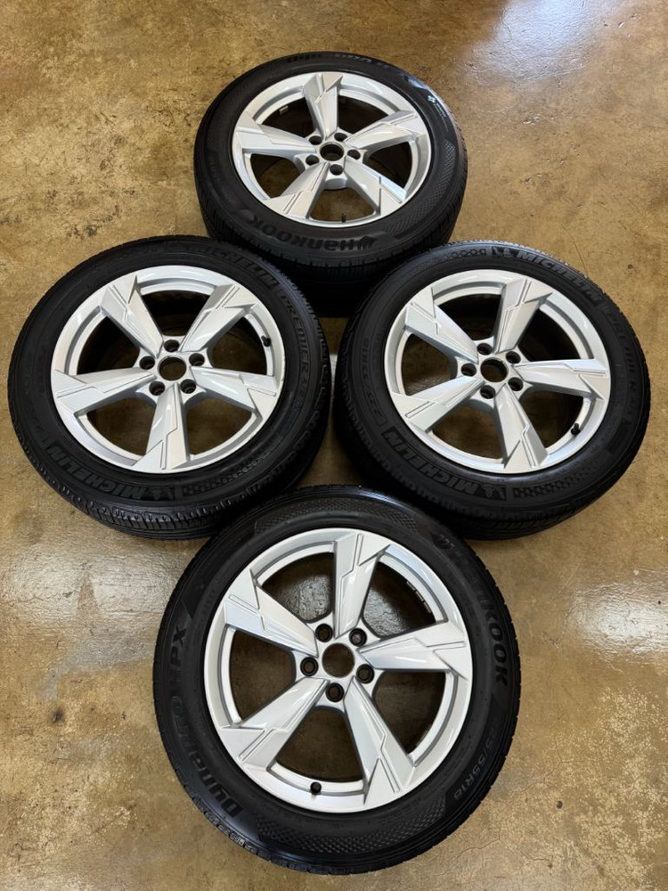 아우디A6 18인치 정품휠타이어 팝니다--5