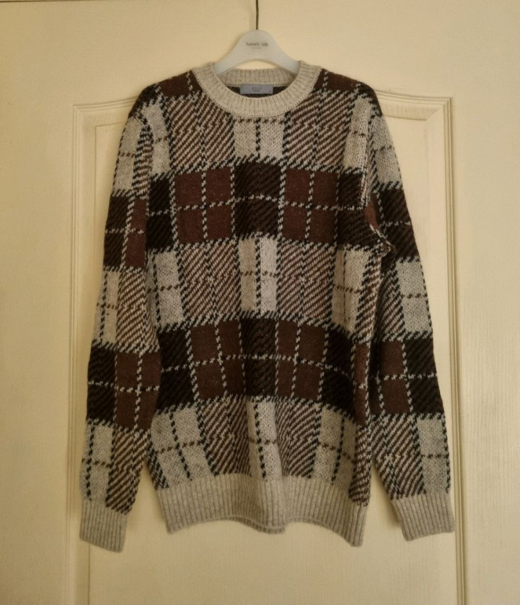 코오롱 GGIO2 지오투 , 체크 니트 이미지