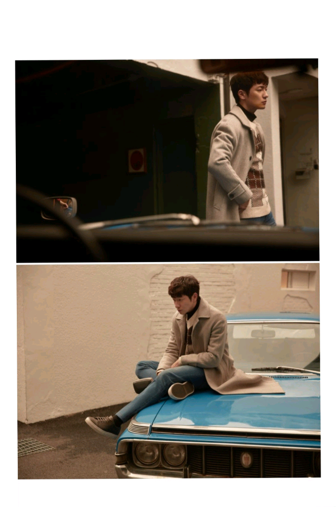 코오롱 GGIO2 지오투 , 체크 니트 이미지