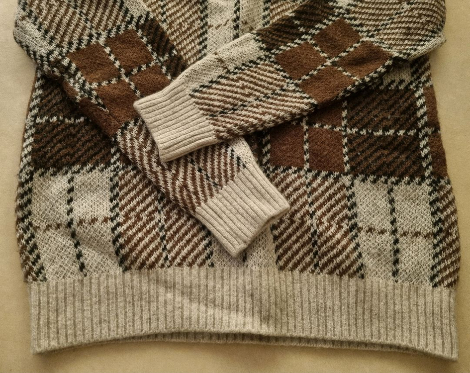 코오롱 GGIO2 지오투 , 체크 니트 이미지