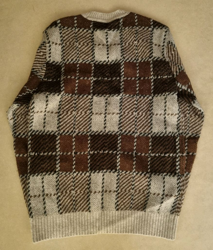 코오롱 GGIO2 지오투 , 체크 니트 이미지