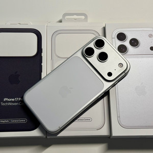 아이폰17프로 256 실버 / 애케플 / 정품케이스