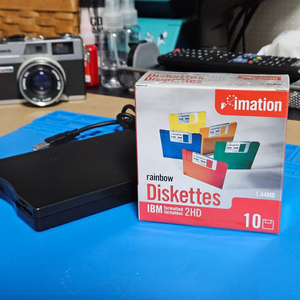 이매이션 3.5인치 디스켓 + 리더기 (미개봉)