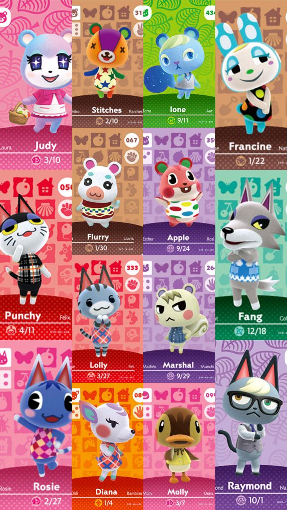 모동숲 아미보호환(모든주민4종/산리오/젤다/스플래툰) 이미지