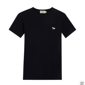 메종키츠네 폭스 패치 반팔 블랙 XS 새상품 이미지