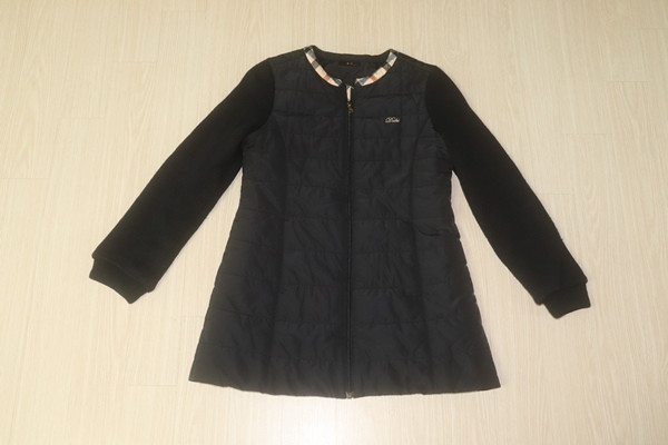 (55)A1502. 닥스/블랙 누빔 니트자켓--2