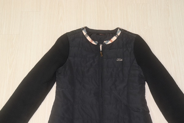 (55)A1502. 닥스/블랙 누빔 니트자켓--3