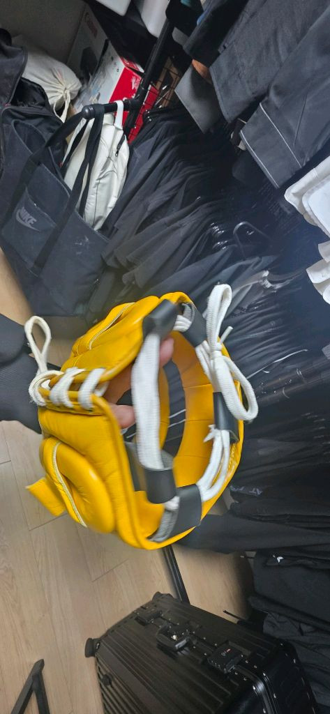 헤비히터 복싱 헤드기어 + 글러브--4