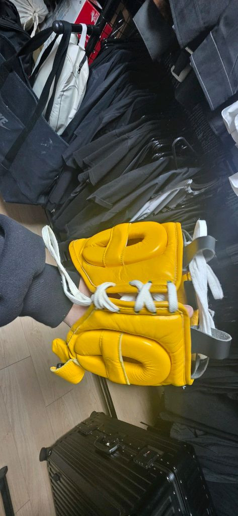 헤비히터 복싱 헤드기어 + 글러브--5