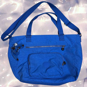 키플링 크로스백 토트백 숄더백 빅 노트북 여행 가방 블루 파랑 y2k