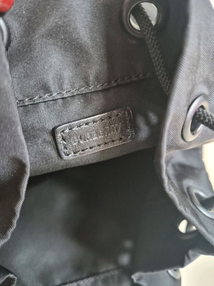 버버리정품 나일론 드로스트링 백팩 이미지