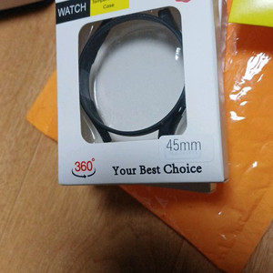 갤럭시워치5프로 하프커브2개 강화유리3개. 미사용