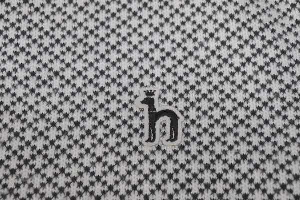 (55)A1505. 헤지스/화이트블랙 사선체크집업자켓 이미지
