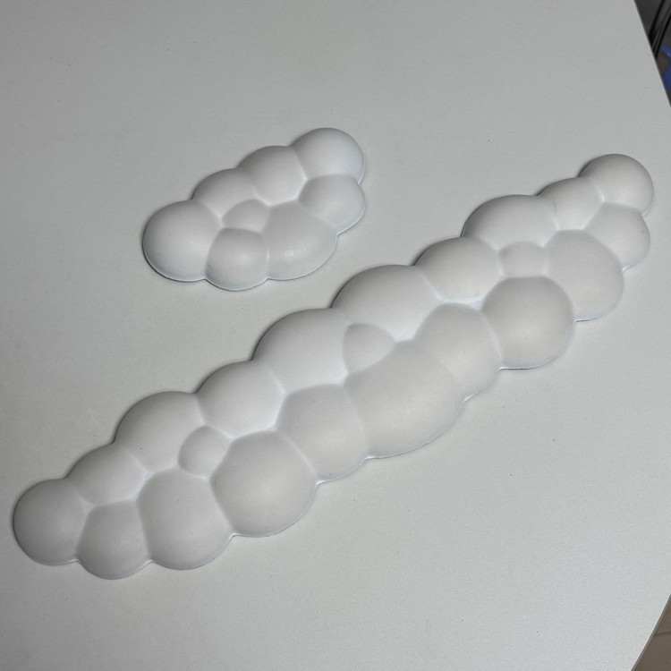 구름 팜레스트 마우스 패드 키보드 손목 받침대 세트 쿠션 보호대 메모리폼 팝니다. 이미지