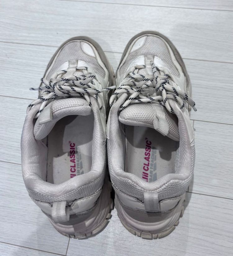 아키클래식 어반트래커 245 화이트 키높이 운동화--1