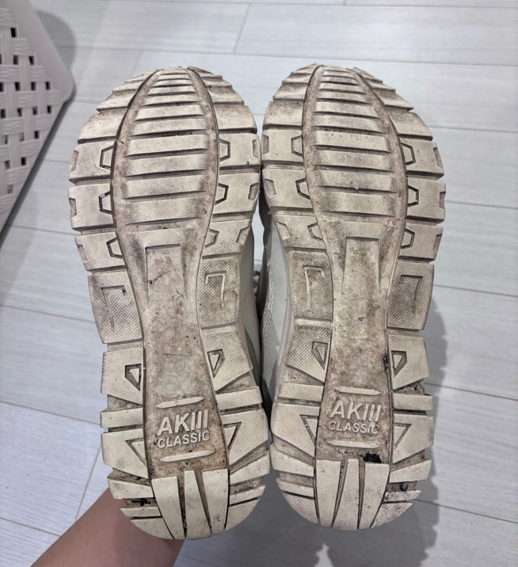 아키클래식 어반트래커 245 화이트 키높이 운동화--8
