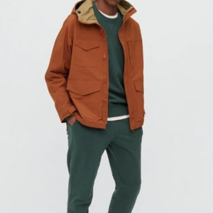 유니클로 유틸리티 자켓 오렌지 XL (새상품, 105~110)