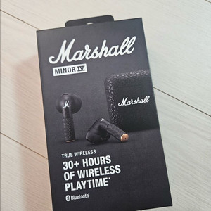 마샬 Minor 4 이어폰 미개봉 새상품입니다