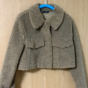 자라 뽀글이 시어링 크롭 자켓 M(드라이클리닝 완료)