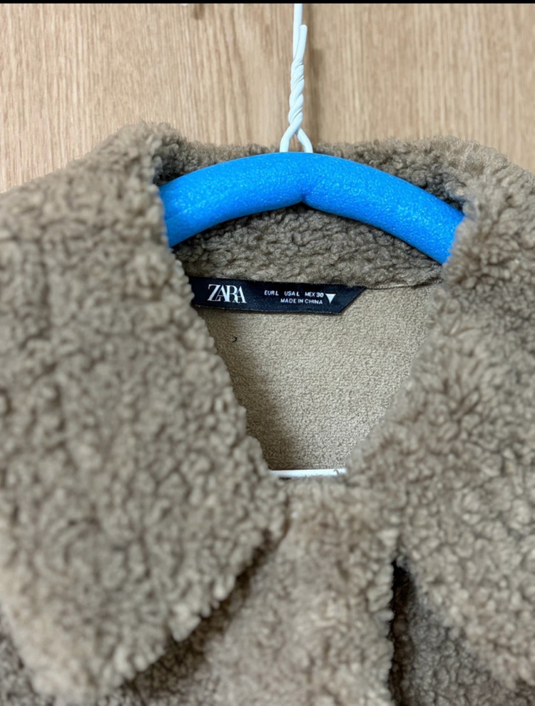 자라 뽀글이 시어링 크롭 자켓 M(드라이클리닝 완료)--1