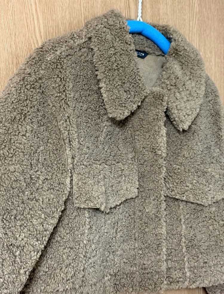 자라 뽀글이 시어링 크롭 자켓 M(드라이클리닝 완료)--2