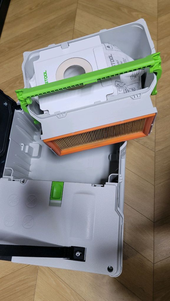 페스툴 충전집진기+ 배터리세트+먼지봉투 마지막끌올 이미지