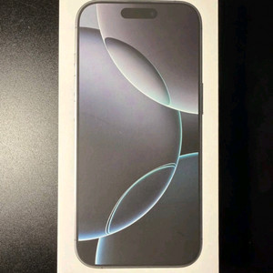 아이폰 16프로 화이트 128GB S급 기스X 배터리 100%