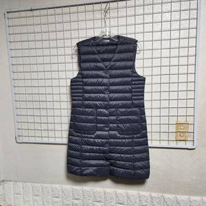 (새상품)Tube오리털롱패딩베스트(여큰90)