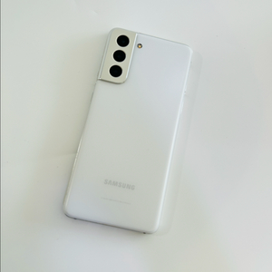 갤럭시s21 화이트 액정기스없음 중고폰공기계