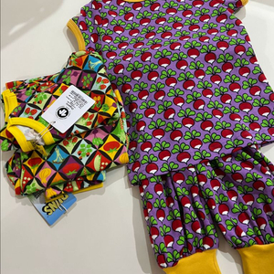 던스 바이올렛튤 할리퀸 상하세트