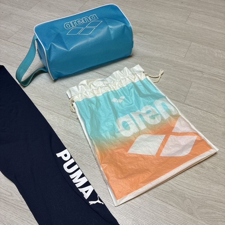 [arena] 아레나 키즈 어린이 아동 생존 수영 수영복 세트--9