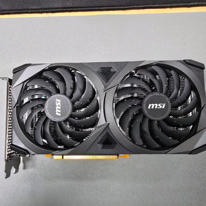 MSI 지포스 RTX 3050 벤투스 2X OC D6 8GB 팝니다(택포)