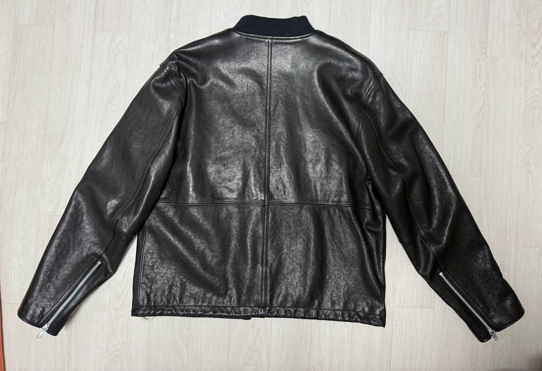 도프제이슨 프리미엄 램스킨 베지터블 레이서 가죽자켓(XL)택배비포함 17만5천원--2