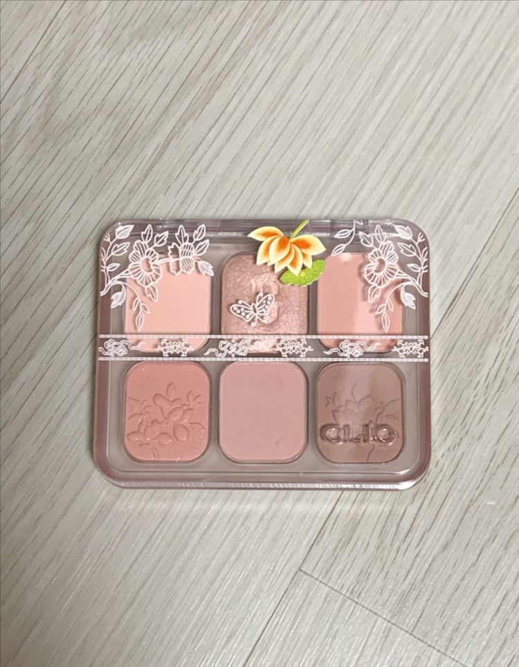 클리오 국가유산청 꽃가마코랄 기획세트 뮤즈마스터 섀도우팔레트--1
