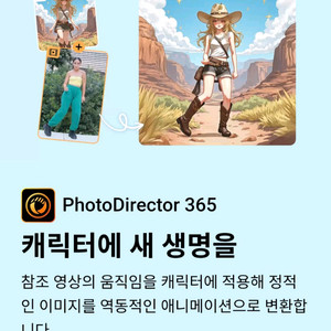 AI 편집툴 사이버링크 포토디렉터 3개월 이용권