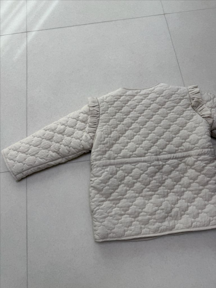 미착용) 슈슈앤크라 퀼팅점퍼--2