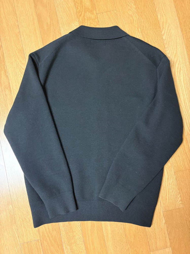 타임옴므 셔츠가디건 블랙 이미지